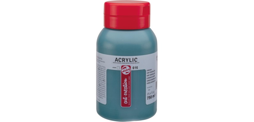 Talens Art Creation Acrylfarbe Flasche 750 ml, Smaragdgrün