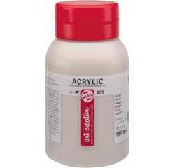 Talens Art Creation acrylverf flacon van 750 ml, zilver
