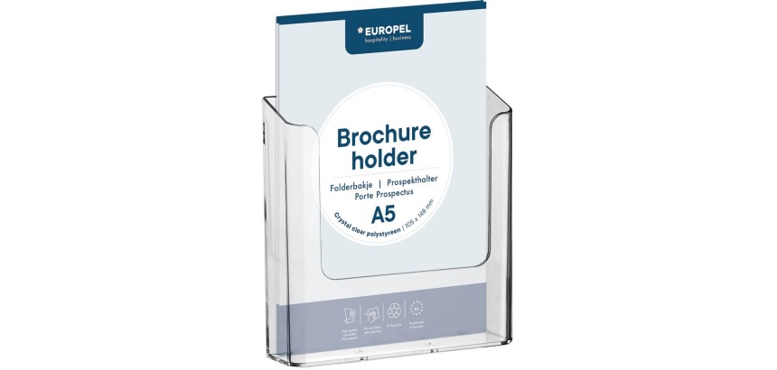 Europel présentoir de documents mural, ft A5
