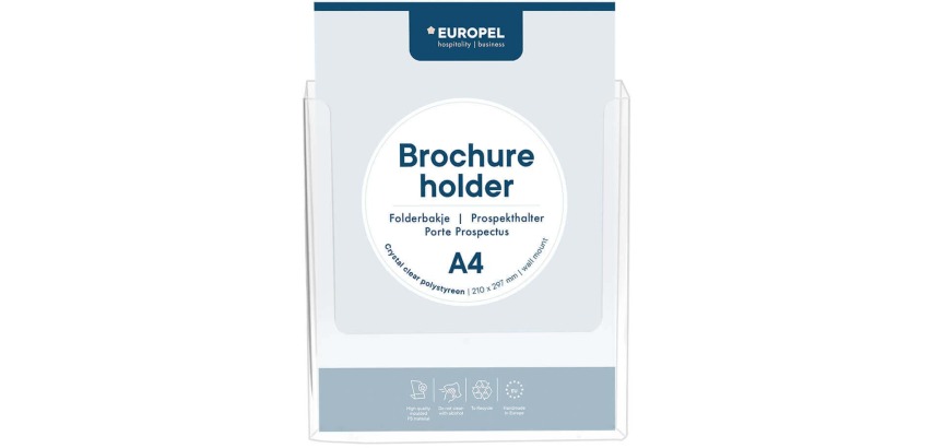 Europel wandfolderhouder, ft A4