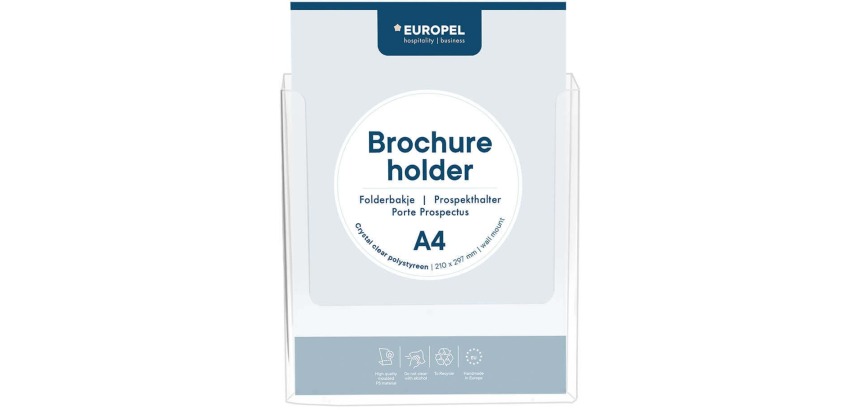 Europel wandfolderhouder, ft A4