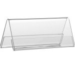Europel porte-nom chevalet de table ft 40 x 105 mm, paquet de 10 pièces