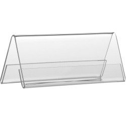 Europel porte-nom chevalet de table ft 40 x 105 mm, paquet de 10 pièces
