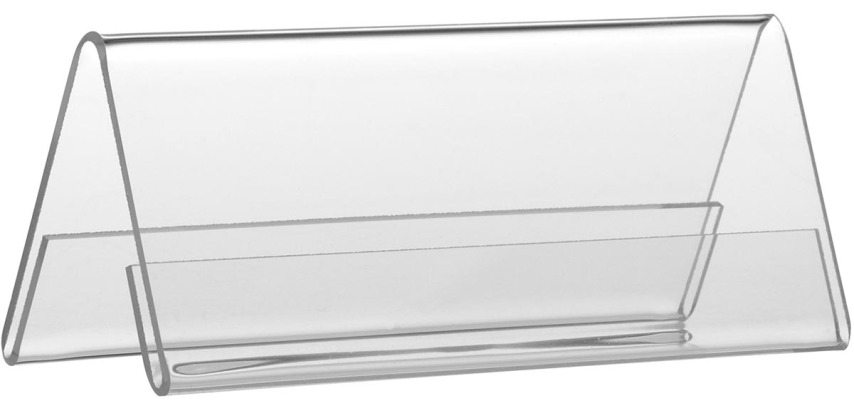 Europel table nameplate tent 40 x 105 mm, pack of 10 pieces