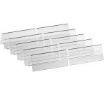 Europel porte-nom chevalet de table ft 40 x 105 mm, paquet de 10 pièces