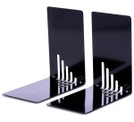 MAUL Buchstütze Metall 14x8,5x14cm Set 2 schwarz