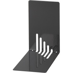 MAUL Serre-livres métall., étroits, 14x8,5x14cm, set de 2 pcs, noir