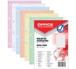 OFFICE products liasse pour classeurs, A4, 80 g, 6 trous, 50 feuilles, quadrillé 5 mm, blanc