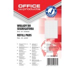 OFFICE products liasse pour classeurs, A4, 80 g, 6 trous, 50 feuilles, quadrillé 5 mm, blanc