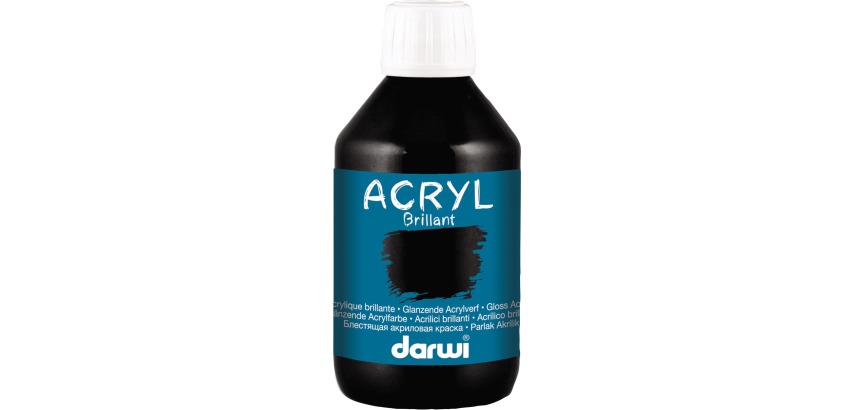 Darwi Acrylique brillante noir