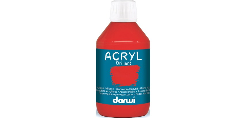 Darwi Acrylique brillante vermillon