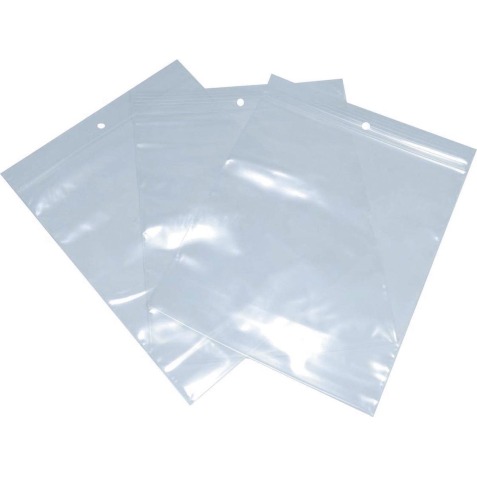 Sachets zip, ft 160 x 230 mm, paquet de 100 pièces, transparent