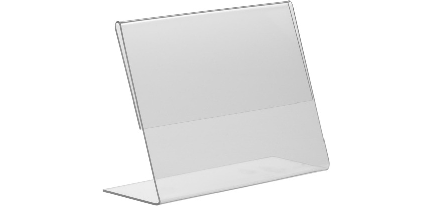 Europel document holder Budget, L-foot, A6 size, landscape, pack of 10 pieces