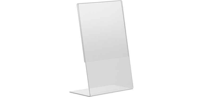 Europel document holder Budget, L-shaped stand, A6 size, portrait, pack of 10 pieces