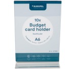 Europel folderhouder Budget, met T-voet, ft A6, staand, pak van 10 stuks