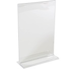 Europel folderhouder Budget, met T-voet, ft A6, staand, pak van 10 stuks