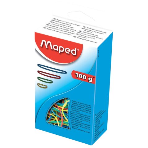 Maped élastiques, boîte de 100 g