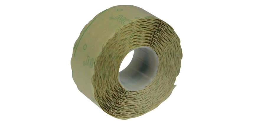 Labels for Samark label maker, size 26 x 12 mm, permanent, pack of 12 rolls