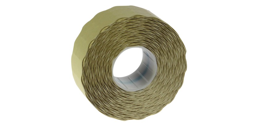 Etiketten voor prijstang Samark, ft 26 x 12 mm, niet-permanent, pak van 12 rollen