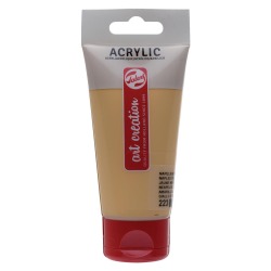 Talens Art Creation acrylverf tube van 75 ml, donker napelsgeel