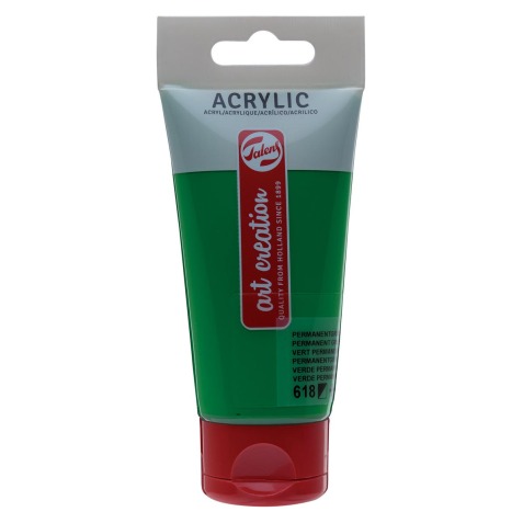 Talens Art Creation peinture acrylique tube de 75 ml, vert permanent clair