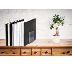 Serre-livres en acrylique, transparent, 80 x 100 x 100 mm