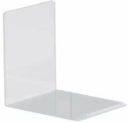 MAUL boekensteun acryl 10X8X10cm set 2 helder transparant