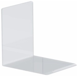 MAUL Serre-livres en acrylique, 10x8x10cm, set 2 pcs, transparent