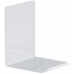 MAUL Serre-livres en acrylique, 10x10x13cm, set 2 pcs, transparent