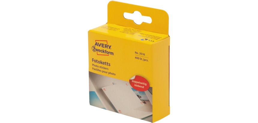 Avery pastilles adhésives pour photos