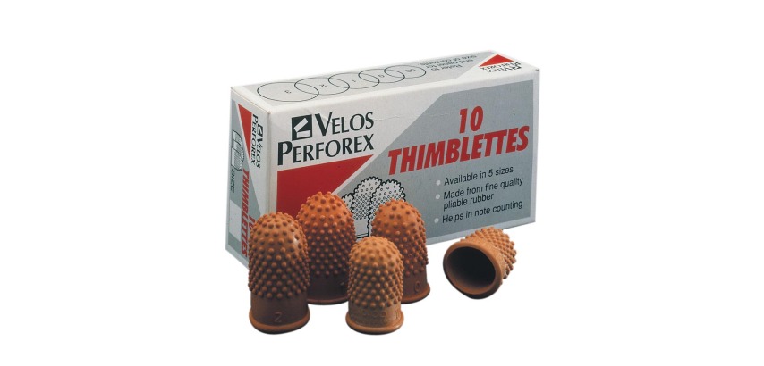Thimbles No. 00, diameter 14 mm, pack of 10 pieces