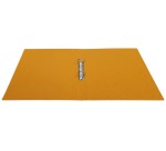 Bronyl ringmap, voor ft A4, uit glanskarton, 2 ringen van 25 mm, geel