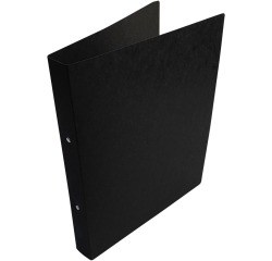 Bronyl ringmap, voor ft A4, uit glanskarton, 2 ringen van 25 mm, zwart