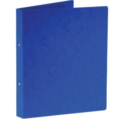 Bronyl ringmap, voor ft A4, uit glanskarton, 2 ringen van 25 mm, blauw