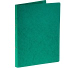 Bronyl classeur à anneaux, pour ft A4, en carton lustré, 2 anneaux de 16 mm, vert