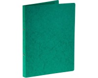 Bronyl classeur à anneaux, pour ft A4, en carton lustré, 2 anneaux de 16 mm, vert