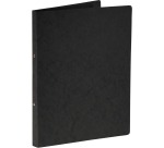 Bronyl classeur à anneaux, pour ft A4, en carton lustré, 2 anneaux de 16 mm, noir
