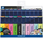 Staedtler Textsurfer Classic highlighter, case with 20 vintage and pastel colors