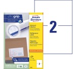 Etiket Avery 3655 210x148mm A5 wit 200 stuks
