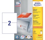 Etiket Avery 3655 210x148mm A5 wit 200 stuks