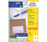 Etiket Avery 3655 210x148mm A5 wit 200 stuks
