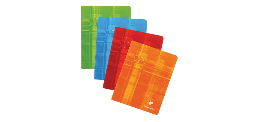 Clairefontaine schrift ft 16,5 x 21 cm, 72 bladzijden, geruit 10 mm, zonder kantlijn