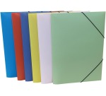 Bronyl Sorbet file folder with flaps and elastic bands ft A5, in PP, assorted