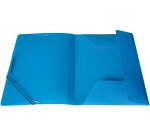 Bronyl Sorbet folder with flaps and elastics ft A3, in PP, assorted