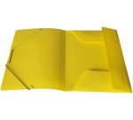 Bronyl Sorbet folder with flaps and elastics ft A3, in PP, assorted