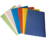 Bronyl Sorbet folder with flaps and elastics ft A3, in PP, assorted