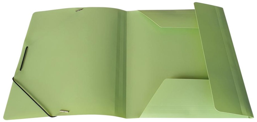 Bronyl Sorbet folder with flaps and elastics ft A3, in PP, assorted