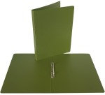 Bronyl Nature ringmap, voor ft A4, uit PP, 2 ringen van 16 mm, kaki groen