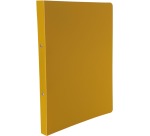 Bronyl Nature ringmap, voor ft A4, uit PP, 2 ringen van 16 mm, mosterdgeel