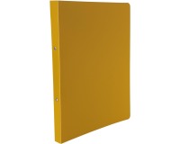 Bronyl Nature ringmap, voor ft A4, uit PP, 2 ringen van 16 mm, mosterdgeel